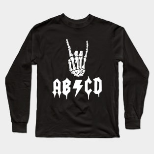 ABCD back to school Long Sleeve T-Shirt